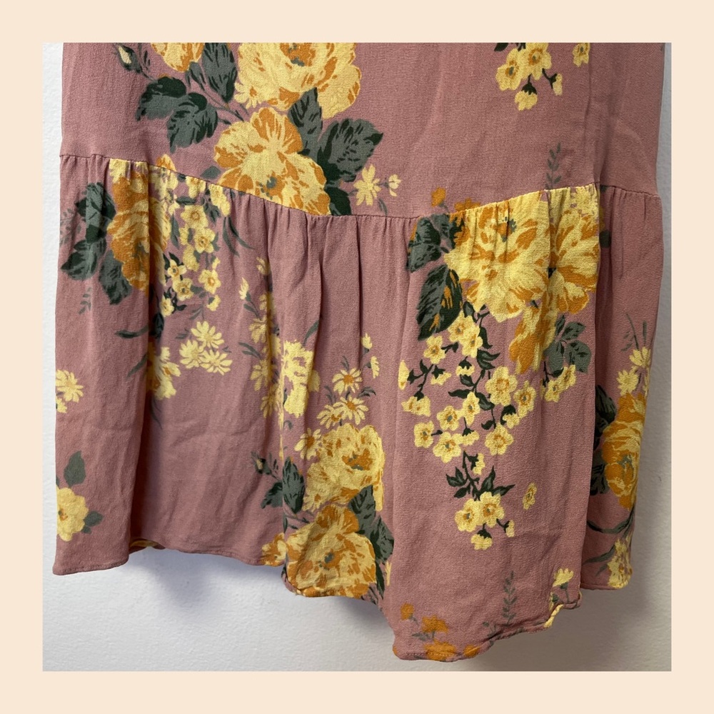 Reformation Butterfly Midi Dress – Gwyneth Dusty Pink Floral, Size 2, Like New - Picture 13 of 15